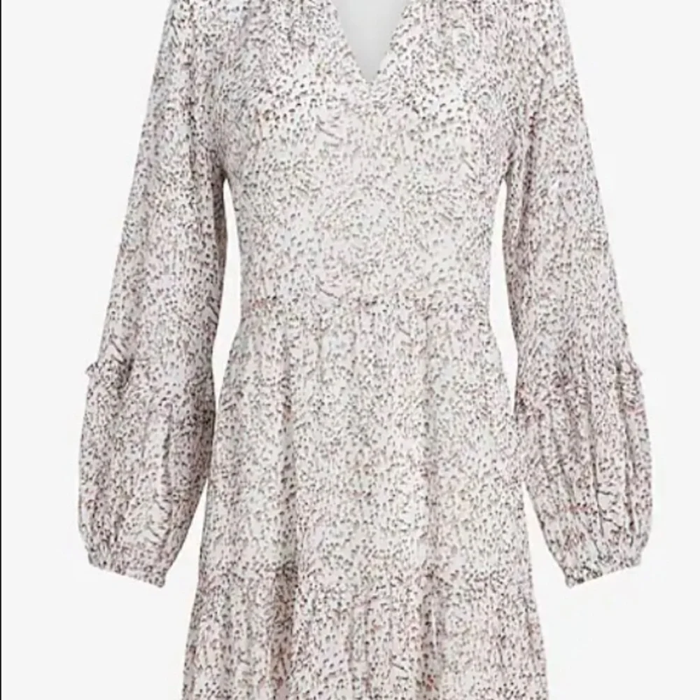 Animal Print Trapeze Tiered Dress - Picture 7 of 7